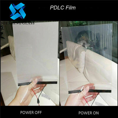 نوافذ زجاجية ذكية قابلة للتحويل 1mm-19mm غشاء PDLC ذاتي اللصق