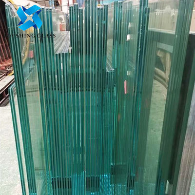 الصفائح الزجاجية المصفوفة الشفافة 3300*2140mm PVB زجاج ملفوف