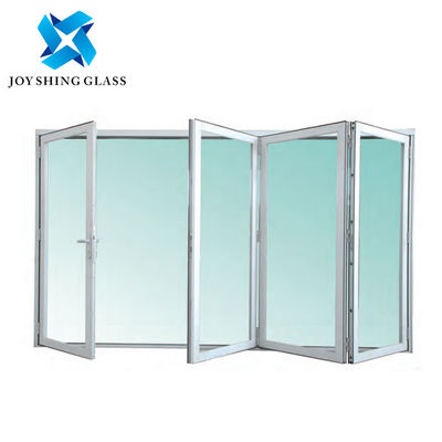 أبواب UPVC مزدوجة مع زجاج مزدوج أبواب UPVC مطوية