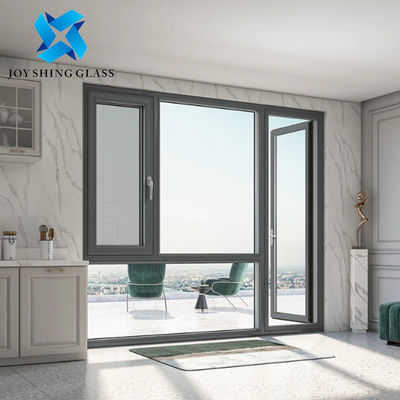 نوافذ UPVC مع شبكة 60